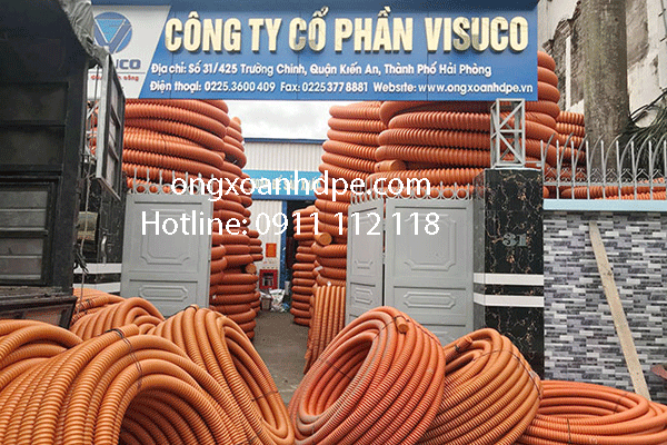 Bán ống xoắn HDPE tại quận Hồng Bàng Hải Phòng