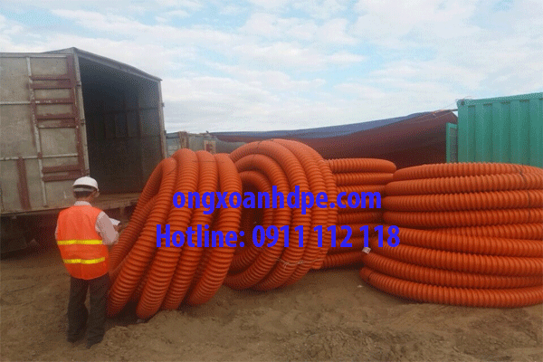 Cấp ống xoắn HDPE tại quận Lê Chân Hải Phòng