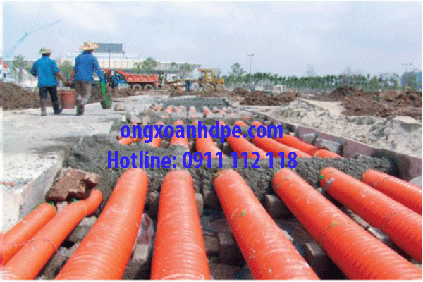 Cung cấp ống xoắn HDPE tại Cát Hải Hải Phòng