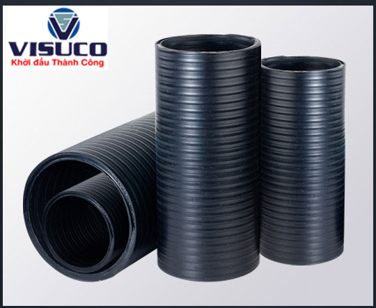Ống nhựa HDPE 2 vách luồn cáp điện ngầm tại Hà Giang