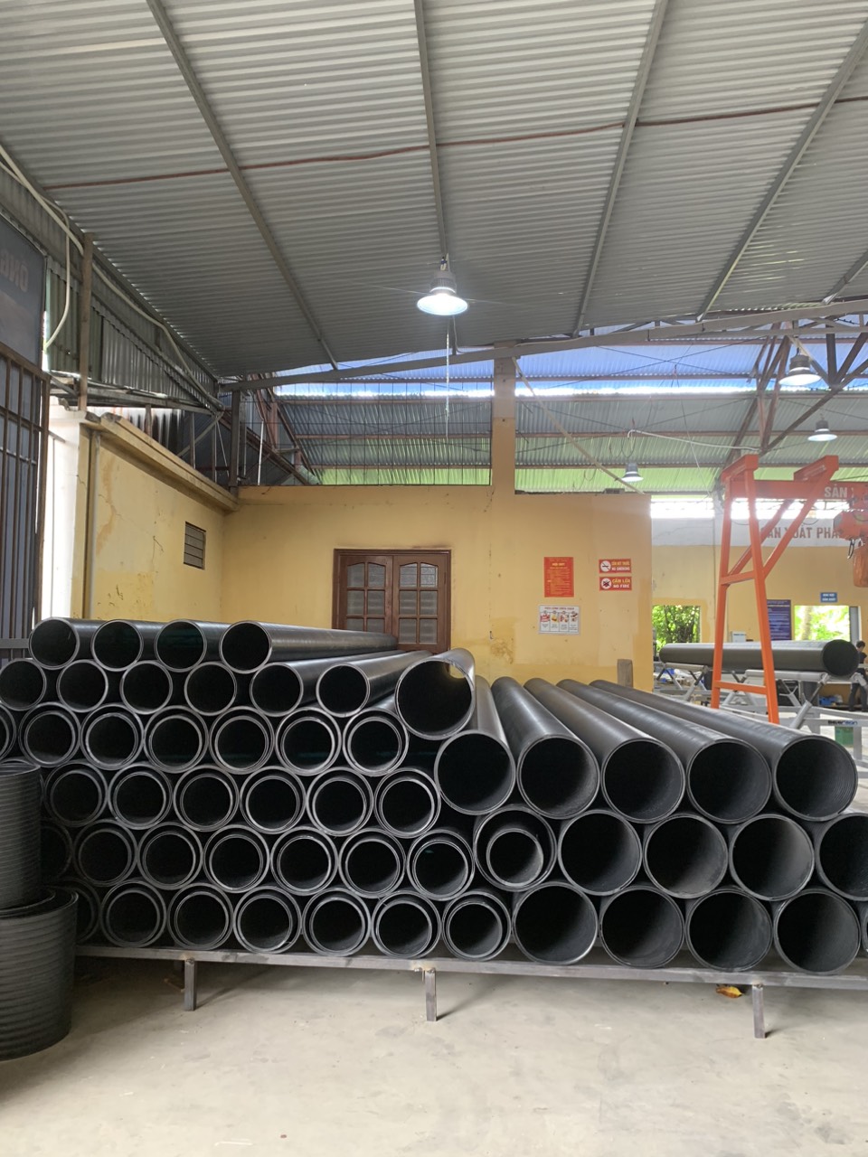 Thi công ống nhựa HDPE 2 vách tại Lai Châu