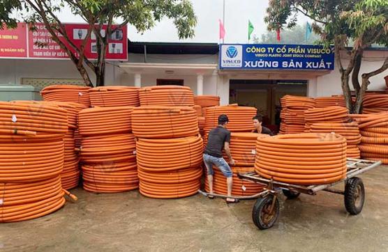 Phân phối ống xoắn HDPE VISUCO tại Hải Phòng