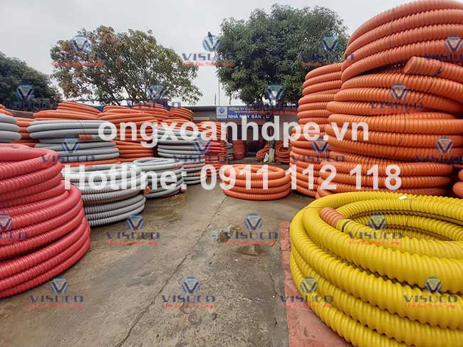 Cung cấp ống xoắn HDPE tại thành phố Phủ Lý