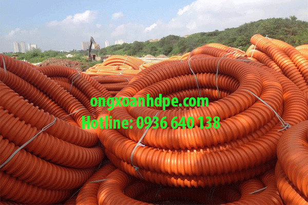 Cung cấp ống nhựa gân xoắn HDPE tại An Dương Hải Phòng